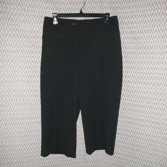 Talbots Black Capri Pants size 8 - Picture 2 of 14
